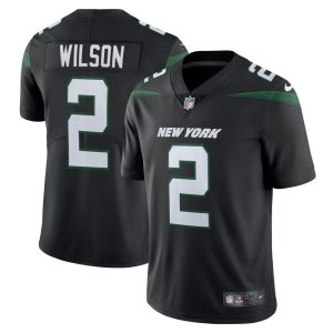 NFL Men's New York Jets Zach Wilson Nike Stealth Black Vapor Limited Jersey