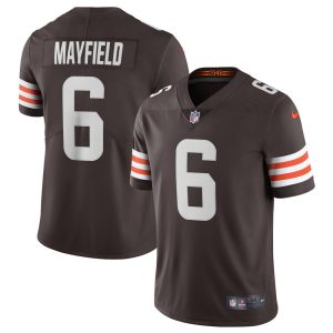 NFL Men's Cleveland Browns Baker Mayfield Nike Brown Vapor Limited Player Jersey