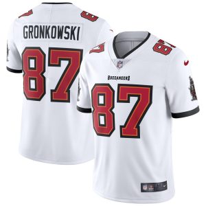 NFL Men's Tampa Bay Buccaneers Rob Gronkowski Nike White Vapor Limited Jersey