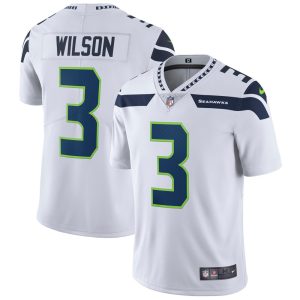 NFL Men's Seattle Seahawks Russell Wilson Nike White Vapor Untouchable Limited Player Jersey