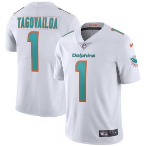 NFL Men's Miami Dolphins Tua Tagovailoa Nike White Vapor Limited Jersey