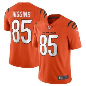 NFL Men's Cincinnati Bengals Tee Higgins Nike Orange Alternate Vapor Limited Jersey