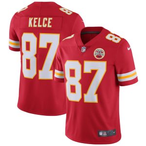 NFL Men's Kansas City Chiefs Travis Kelce Nike Red Vapor Untouchable Limited Player Jersey