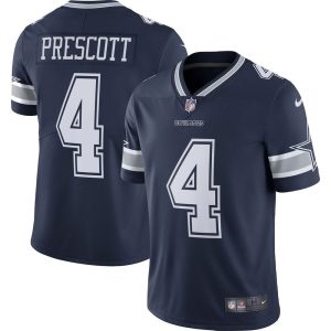 NFL Men's Dallas Cowboys Dak Prescott Nike Navy Vapor Limited Player Jersey