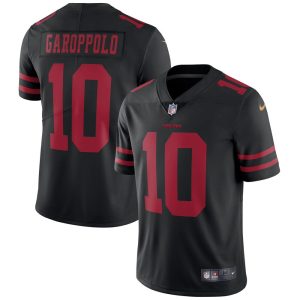 NFL Men's San Francisco 49ers Jimmy Garoppolo Nike Black Vapor Untouchable Limited Jersey