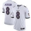 NFL Men's Baltimore Ravens Lamar Jackson White Vapor Limited Jersey