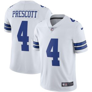 NFL Men's Dallas Cowboys Dak Prescott Nike White Vapor Limited Player Jersey