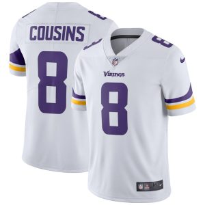 NFL Men's Minnesota Vikings Kirk Cousins Nike White Vapor Untouchable Limited Jersey