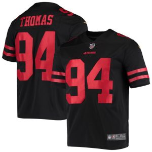 NFL Men's San Francisco 49ers Solomon Thomas Nike Black Vapor Limited Player Jersey