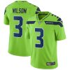 NFL Men's Seattle Seahawks Russell Wilson Nike Neon Green Vapor Untouchable Color Rush Limited Player Jersey