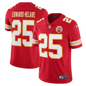 NFL Men's Kansas City Chiefs Clyde Edwards-Helaire Nike Red Vapor Limited Jersey