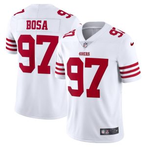 NFL Men's San Francisco 49ers Nick Bosa Nike White Vapor Limited Jersey