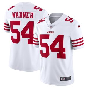 NFL Men's San Francisco 49ers Fred Warner Nike White Vapor Limited Jersey