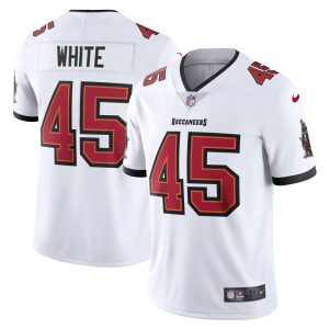 NFL Men's Tampa Bay Buccaneers Devin White Nike White Vapor Limited Player Jersey