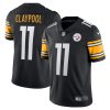 NFL Men's Pittsburgh Steelers Chase Claypool Nike Black Vapor Limited Player Jersey