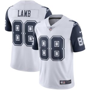 NFL Men's Dallas Cowboys CeeDee Lamb Nike White 2nd Alternate Vapor Limited Jersey