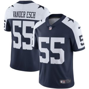 NFL Men's Dallas Cowboys Leighton Vander Esch Nike Navy Alternate Vapor Limited Jersey
