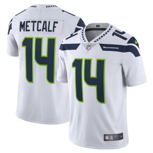 NFL Men's Seattle Seahawks DK Metcalf Nike White Vapor Limited Jersey