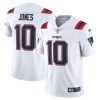 NFL Men's New England Patriots Mac Jones Nike White Vapor Limited Jersey