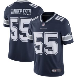 NFL Men's Dallas Cowboys Leighton Vander Esch Nike Navy Vapor Limited Player Jersey