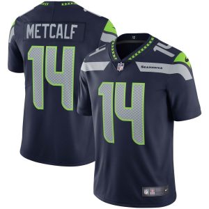 NFL Men's Seattle Seahawks DK Metcalf Nike College Navy Vapor Limited Jersey