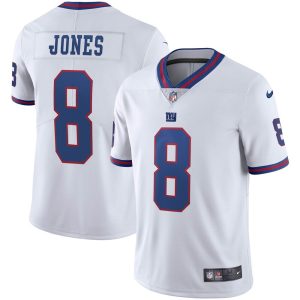 NFL Men's New York Giants Daniel Jones Nike White Vapor Untouchable Color Rush Limited Player Jersey