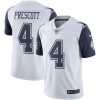 NFL Men's Dallas Cowboys Dak Prescott White Nike Color Rush Vapor Limited Jersey