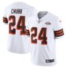 NFL Men's Cleveland Browns Nick Chubb Nike White 1946 Collection Alternate Vapor Limited Jersey