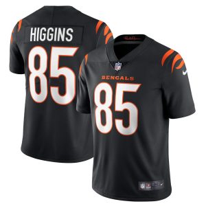 NFL Men's Cincinnati Bengals Tee Higgins Nike Black Vapor Limited Jersey