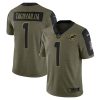 NFL Men's Miami Dolphins Tua Tagovailoa Nike Olive 2021 Salute To Service Limited Player Jersey