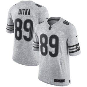 NFL Men's Chicago Bears Mike Ditka Nike Gray Retired Gridiron Gray II Limited Jersey