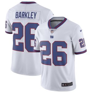 NFL Men's New York Giants Saquon Barkley Nike White Color Rush Limited Jersey