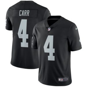 NFL Men's Las Vegas Raiders Derek Carr Nike Black Vapor Untouchable Limited Player Jersey