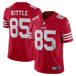 NFL Men's San Francisco 49ers George Kittle Nike Scarlet Vapor Limited Jersey