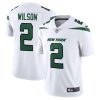 NFL Men's New York Jets Zach Wilson Nike Spotlight White Vapor Limited Jersey