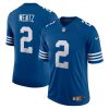 NFL Men's Indianapolis Colts Carson Wentz Nike Royal Alternate Vapor Limited Jersey