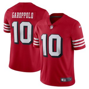 NFL Men's San Francisco 49ers Jimmy Garoppolo Nike Red Alternate Vapor Limited Jersey