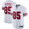 NFL Men's San Francisco 49ers George Kittle Nike White Color Rush Vapor Limited Jersey