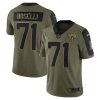 NFL Men's Jacksonville Jaguars Tony Boselli Nike Olive 2021 Salute To Service Retired Player Limited Jersey
