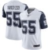 NFL Men's Dallas Cowboys Leighton Vander Esch White Nike Color Rush Vapor Limited Jersey