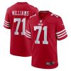 NFL Men's San Francisco 49ers Trent Williams Nike Scarlet Player Game Jersey