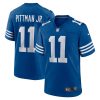 NFL Men's Indianapolis Colts Michael Pittman Jr. Nike Royal Alternate Game Jersey