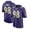NFL Men's Baltimore Ravens Travis Jones Nike Purple Player Game Jersey