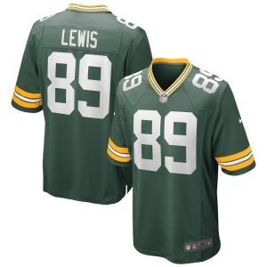 NFL Men's Green Bay Packers Marcedes Lewis Nike Green Game Jersey