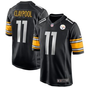NFL Men's Pittsburgh Steelers Chase Claypool Nike Black Game Jersey