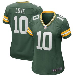 NFL Women's Green Bay Packers Jordan Love Nike Green Game Jersey
