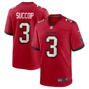 NFL Men's Tampa Bay Buccaneers Ryan Succop Nike Red Team Game Jersey