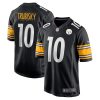 NFL Men's Pittsburgh Steelers Mitchell Trubisky Nike Black Player Game Jersey
