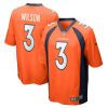 NFL Men's Denver Broncos Russell Wilson Nike Orange Game Jersey