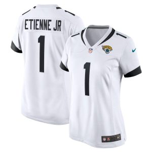 NFL Women's Jacksonville Jaguars Travis Jr. Etienne Nike White Game Player Jersey